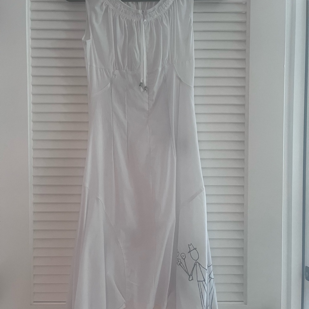 Brand New (with tags) Cop.Copine French White Sleeveless Dress